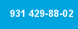 931 429-88-02 931 429-88-02